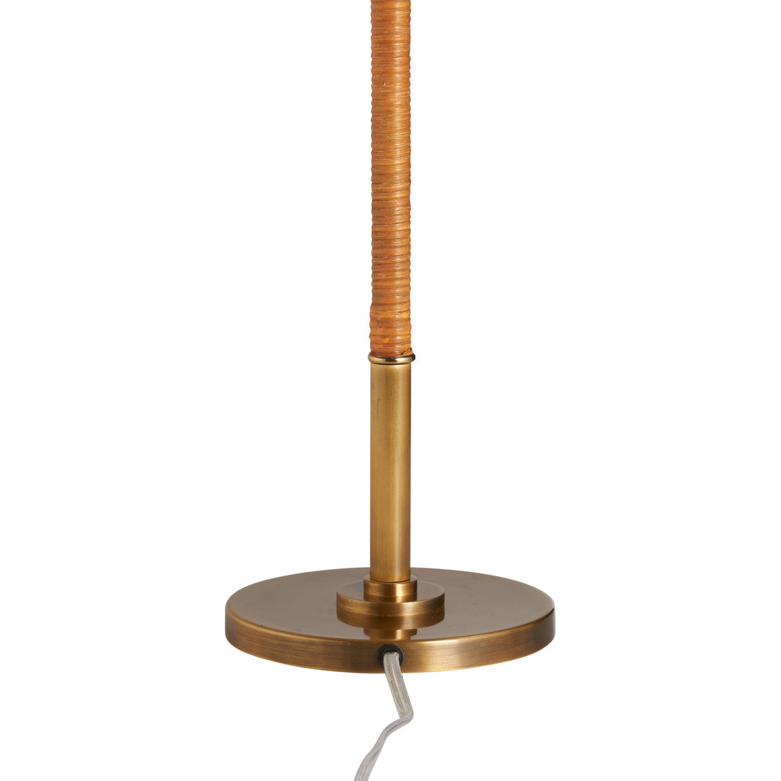Chelsea House Amelia Rattan Lamp - Aged Brass