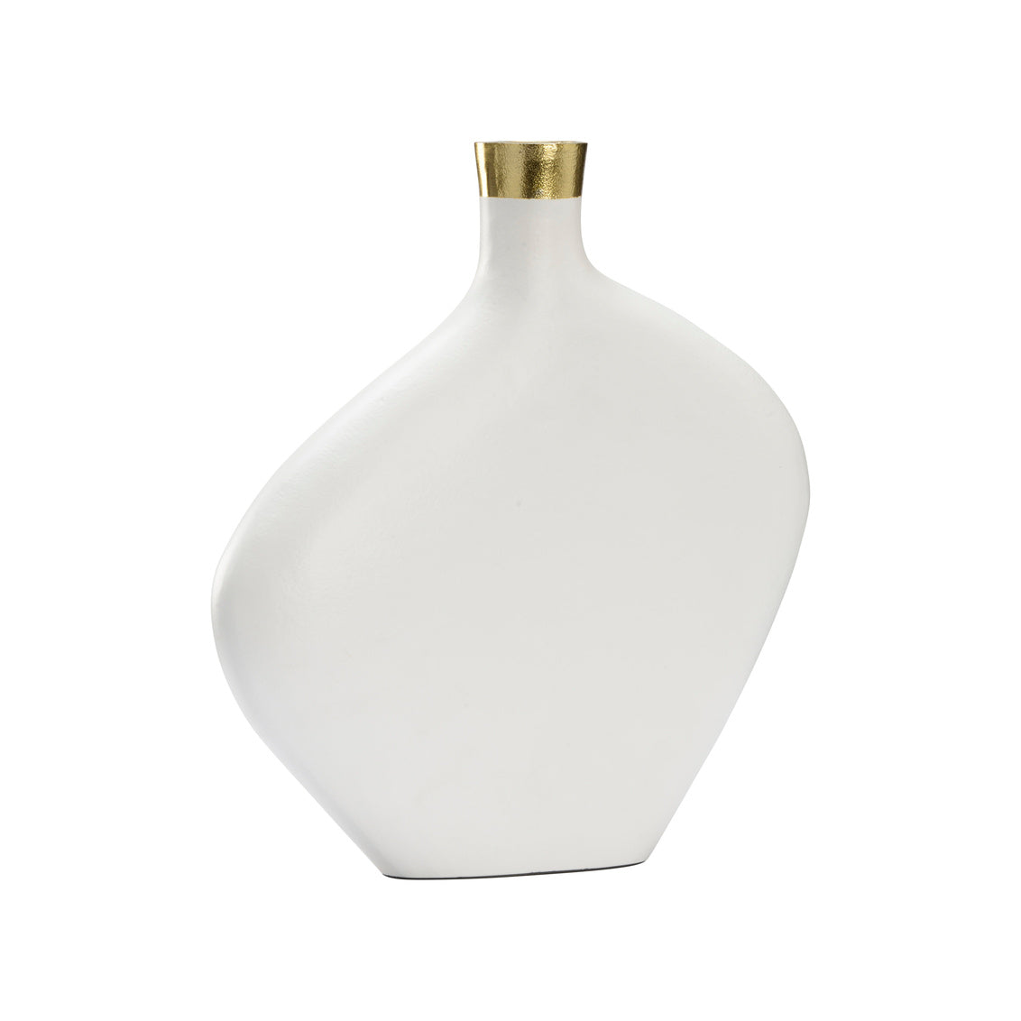 Chelsea House Asymmetric Vase - White (Lg)