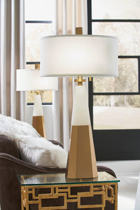 Chelsea House Winfield Lamp - Alabaster