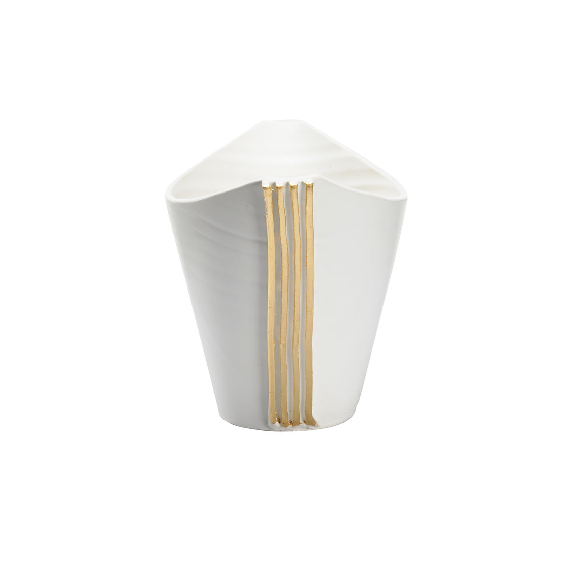 Wildwood Siracusa Vessel - Blanco/Oro - Lg