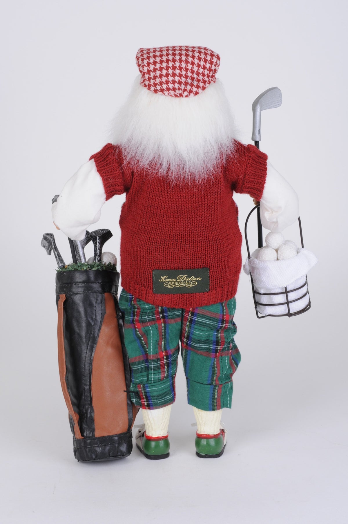 Karen Didion Golf Santa with Basket