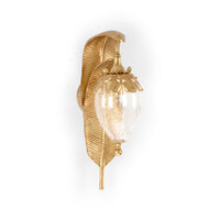 Chelsea House Gold Leaf Sconce (Lg)