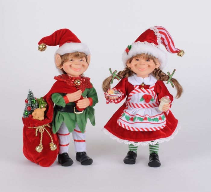 Karen Didion 2 Piece Santa's Helpers Elf Set