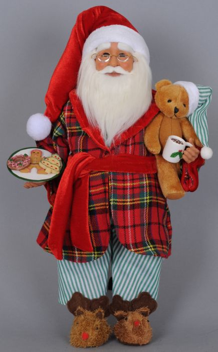 Karen Didion Milk & Cookies Santa