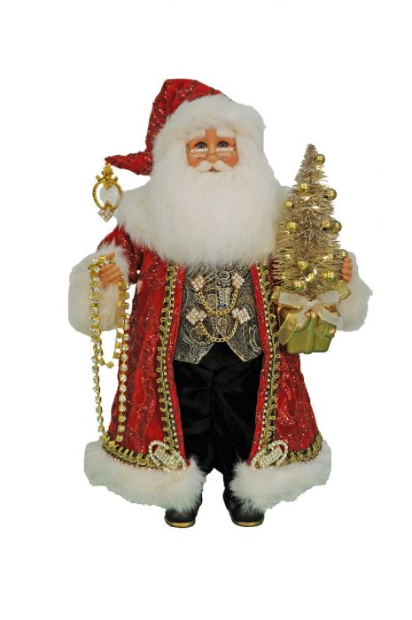 Karen Didion Lighted Traditional Elegance Santa