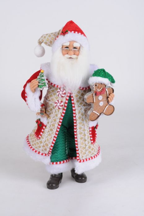 Karen Didion Whimsical Gingerbread Santa Claus