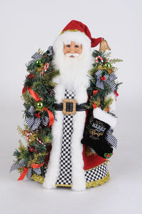 Lighted Merry And Bright Santa