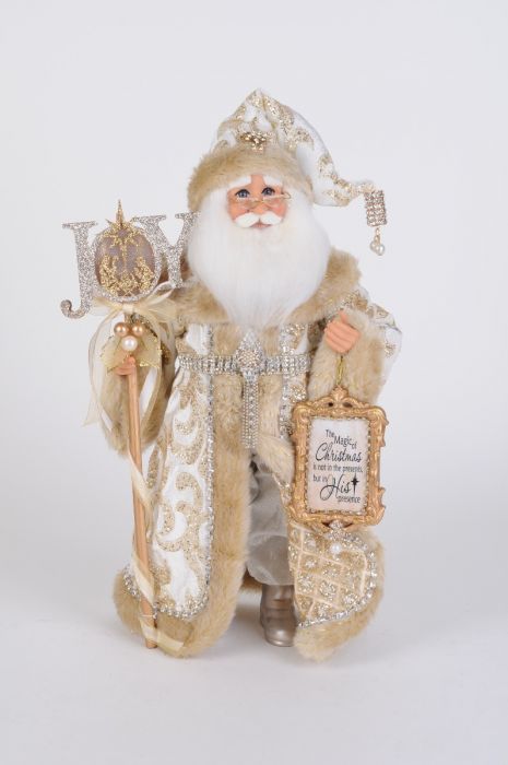 Karen Didion Lighted Joyous Presence Santa