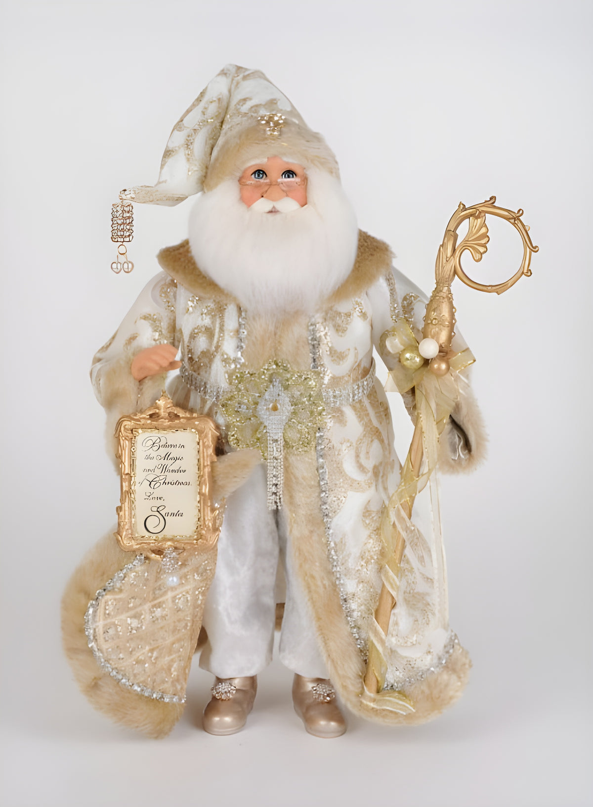 Karen Didion Gilded Elegance Santa