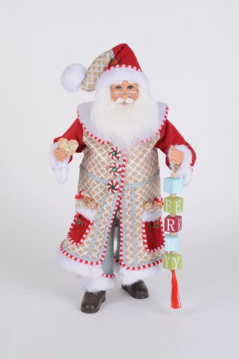 Karen Didion Merry Gingerbread Santa