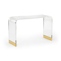 Chelsea House Acrylic Waterfall Console
