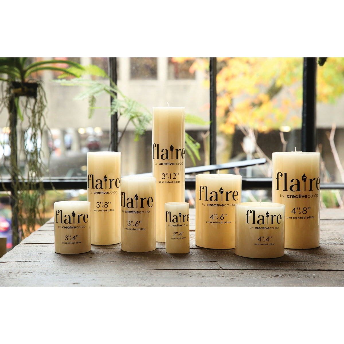 Design Shop Unscented Pillar Candle