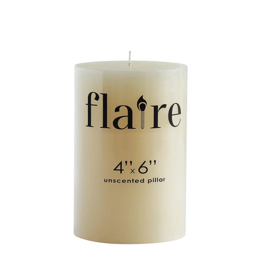 Design Shop Unscented Pillar Candle