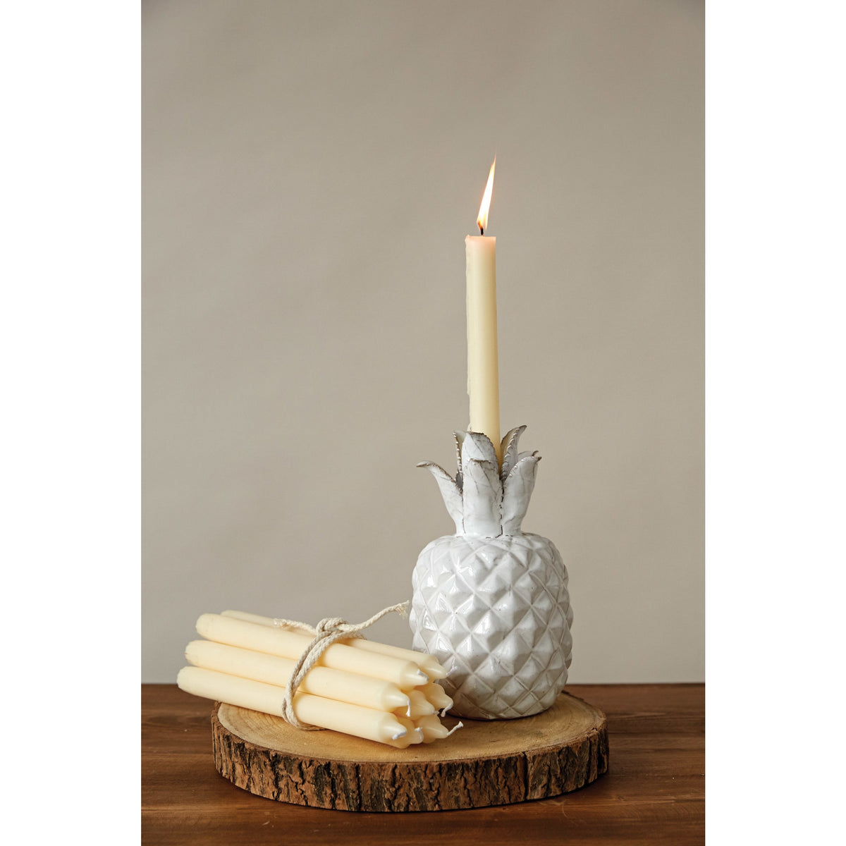 Design Shop Unscented Taper Candles In Box, Set of 12