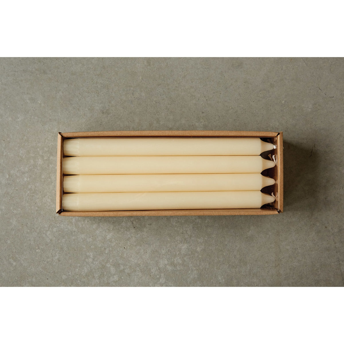 Design Shop Unscented Taper Candles In Box, Set of 12