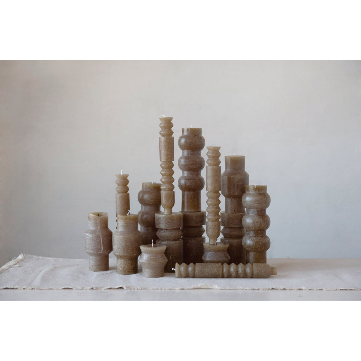 Design Shop Unscented Totem Pillar Candle