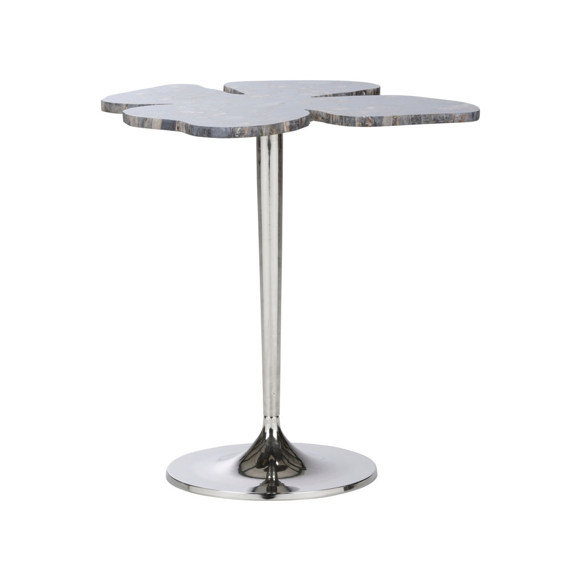 Chelsea House Petal Side Table - Petrified Wood