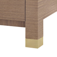 Villa & House Camden Extra Large 8-Drawer, Flax Brown