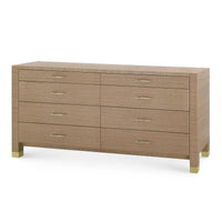 Villa & House Camden Extra Large 8-Drawer, Flax Brown