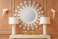 Chelsea House April Honeycomb Lamp - White