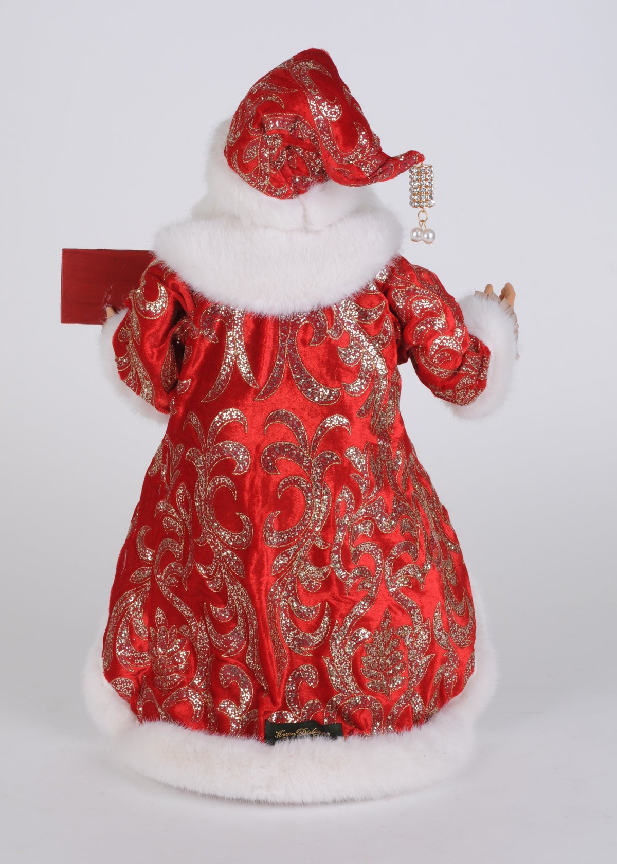 Karen Didion Lighted Peace on Earth Santa