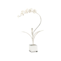 Chelsea House Orchid On Stand - Silver (Med)