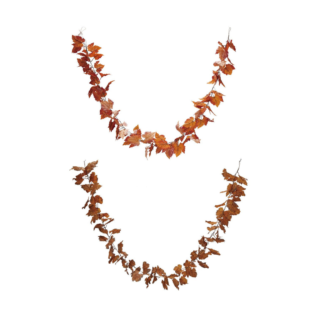 Design Shop 72"L x 6"H Faux Leaf Garland, Set of 2