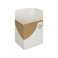 Chelsea House Plais Planter Short - White/Gold