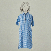 Design Shop Cotton Seer Sucker Veronica Dress, Extra Large