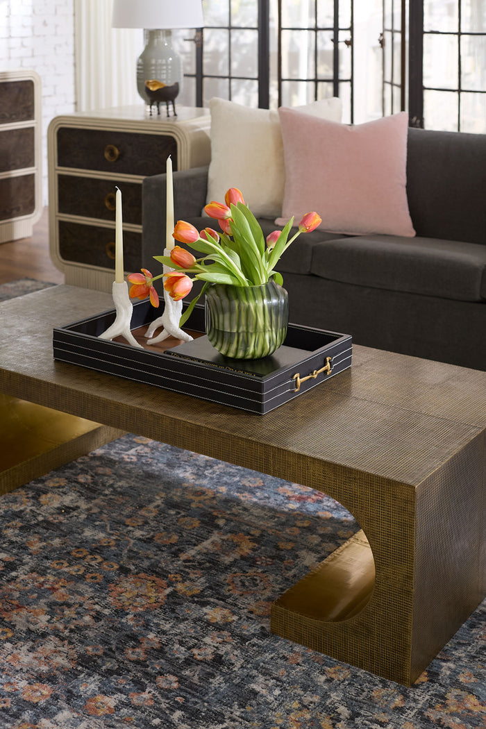 Villa & House Circle Small Vase, Nori Green