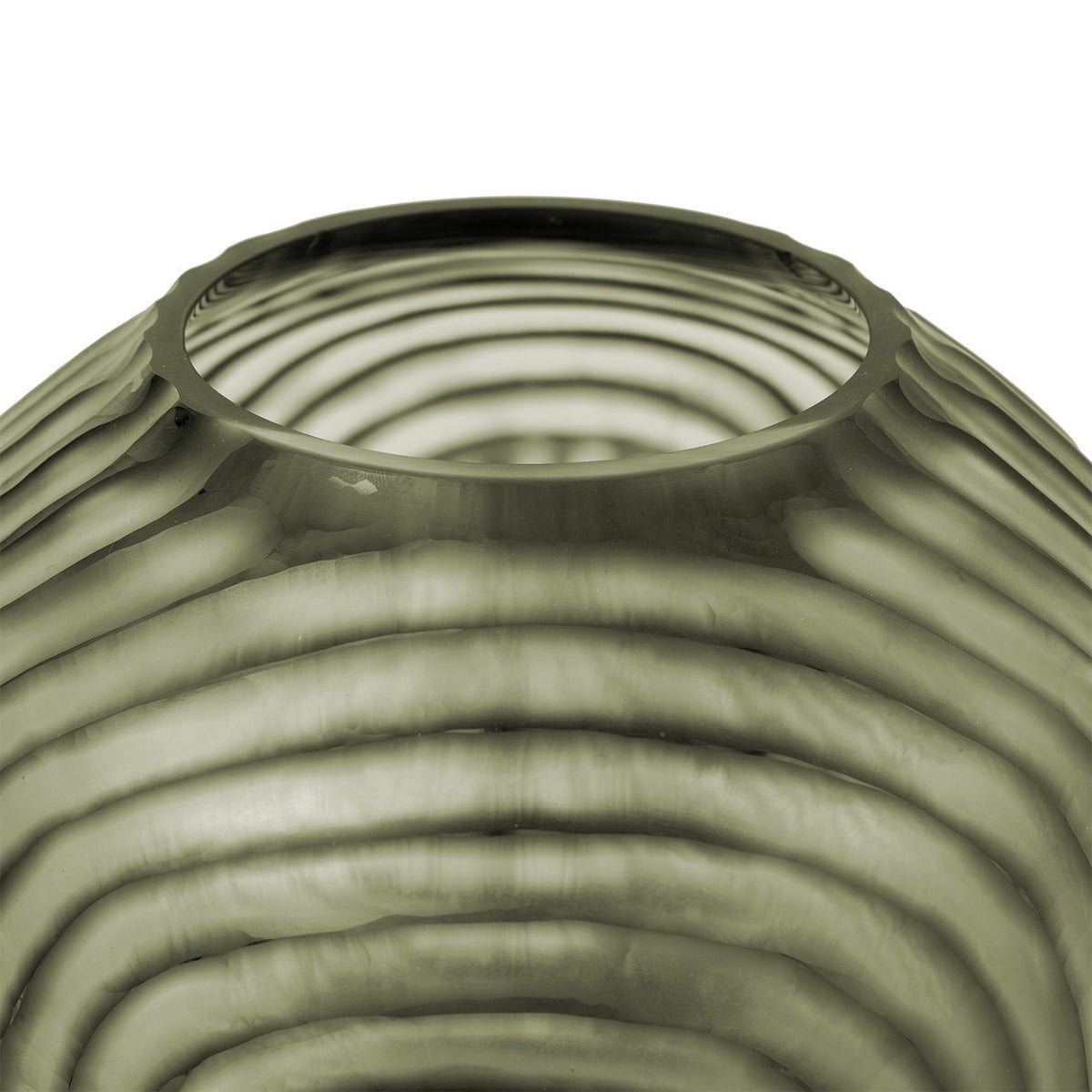 Villa & House Circle Large Vase, Nori Green