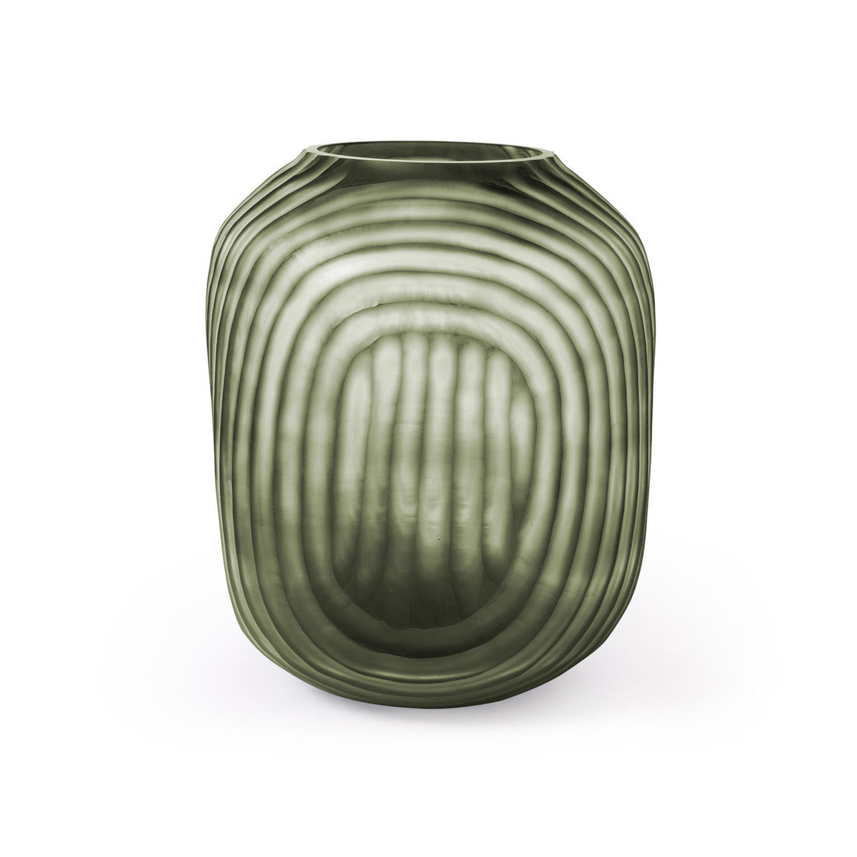 Villa & House Circle Large Vase, Nori Green
