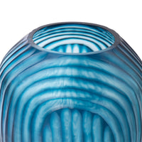 Villa & House Circle Large Vase, Frost Blue