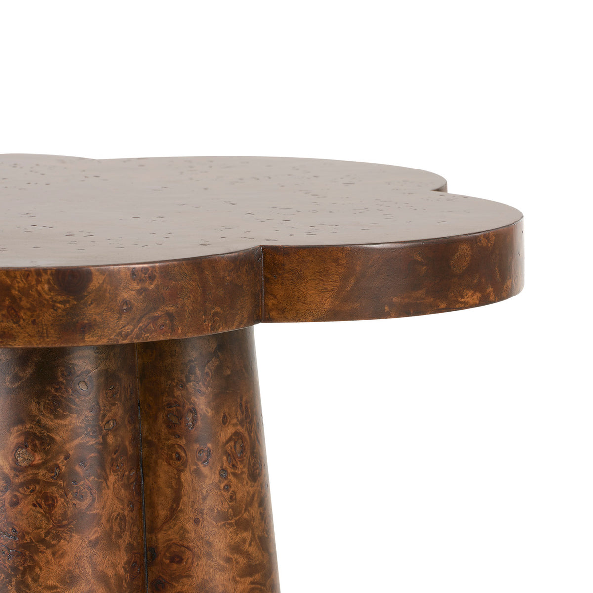 Villa & House Callie Accent Table, Walnut Burl