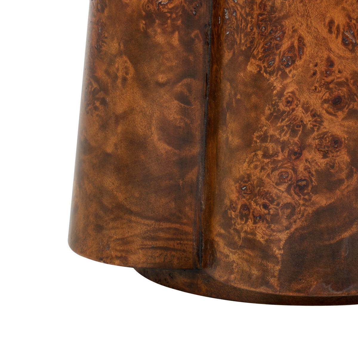 Villa & House Callie Accent Table, Walnut Burl