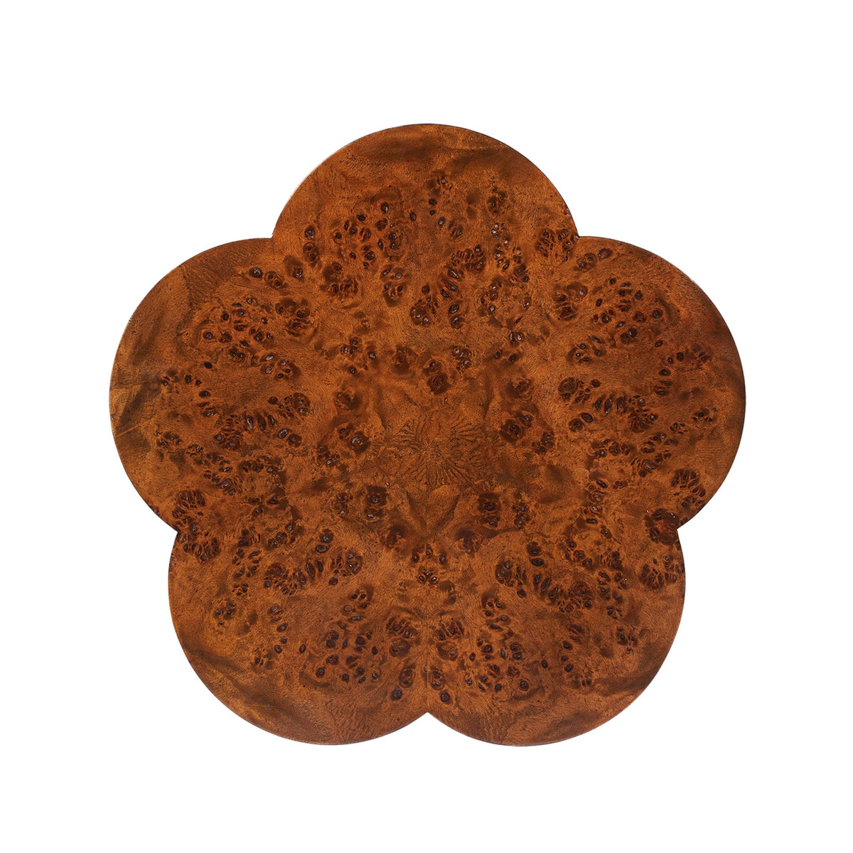 Villa & House Callie Accent Table, Walnut Burl