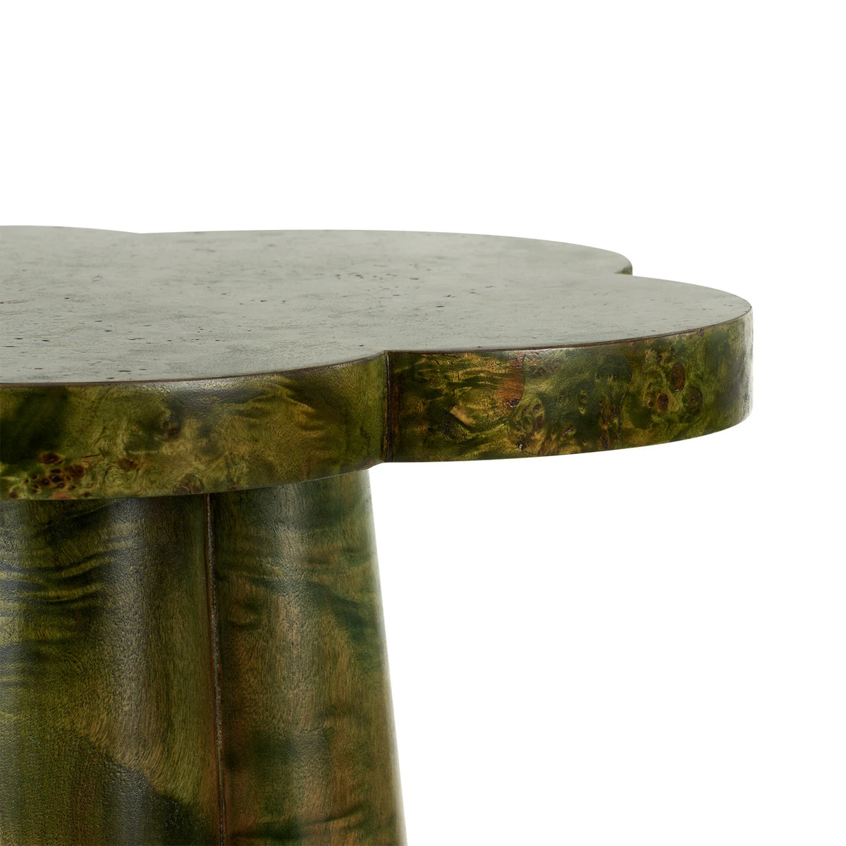 Villa & House Callie Accent Table, Tuscan Olive Burl