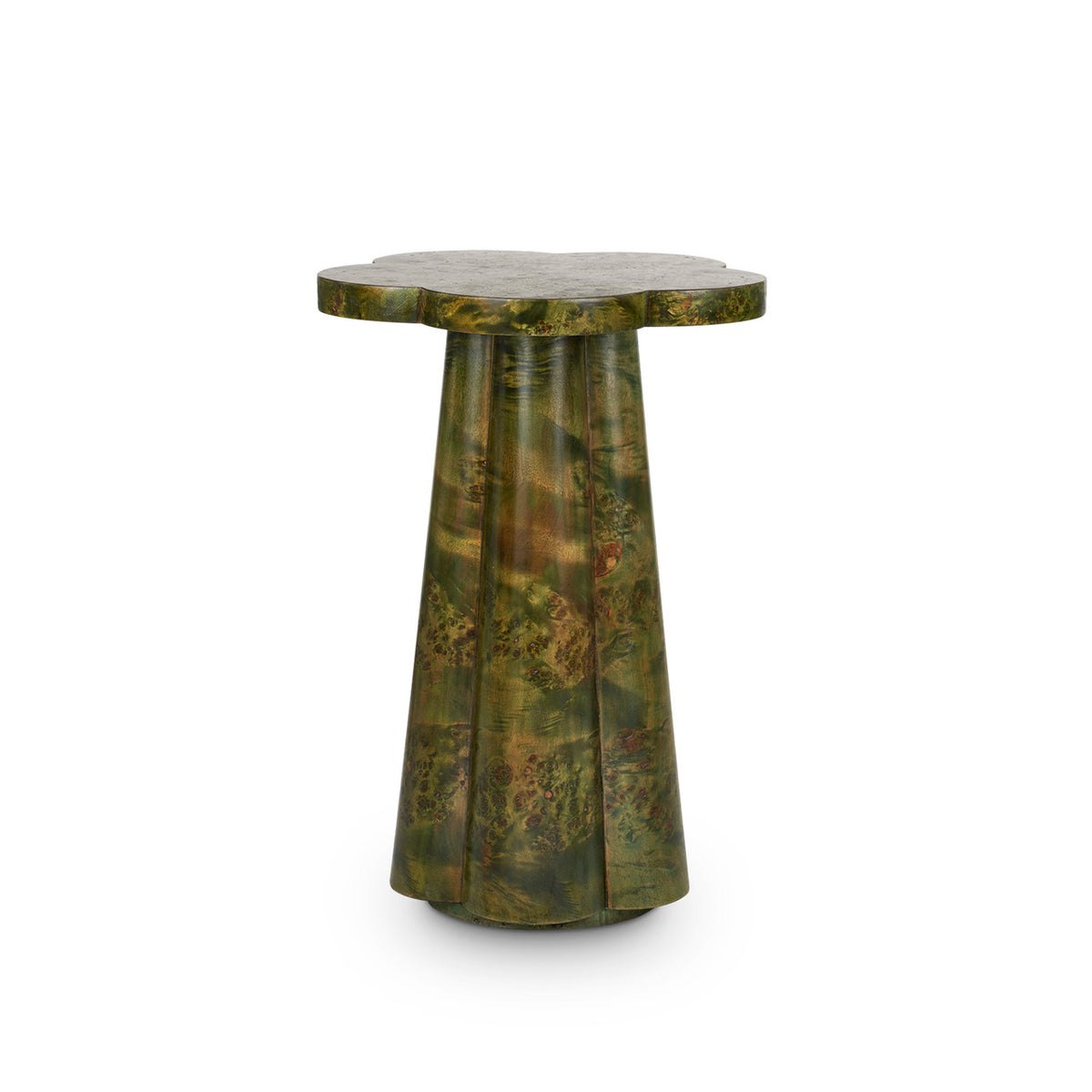 Villa & House Callie Accent Table, Tuscan Olive Burl