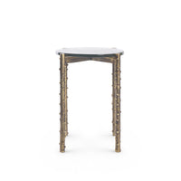 Villa & House Callum Accent Table, Antique Brass