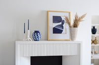 Villa & House Columbina Vase, Blue and White