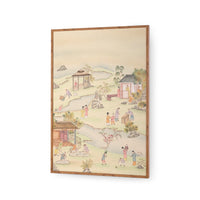 Villa & House Coutts Garden Framed Silk Panel, Multi-Color