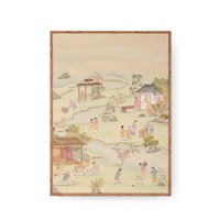 Villa & House Coutts Garden Framed Silk Panel, Multi-Color