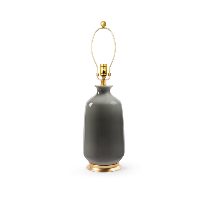 Villa & House Carolyn Lamp Without Shade, Stormy Gray