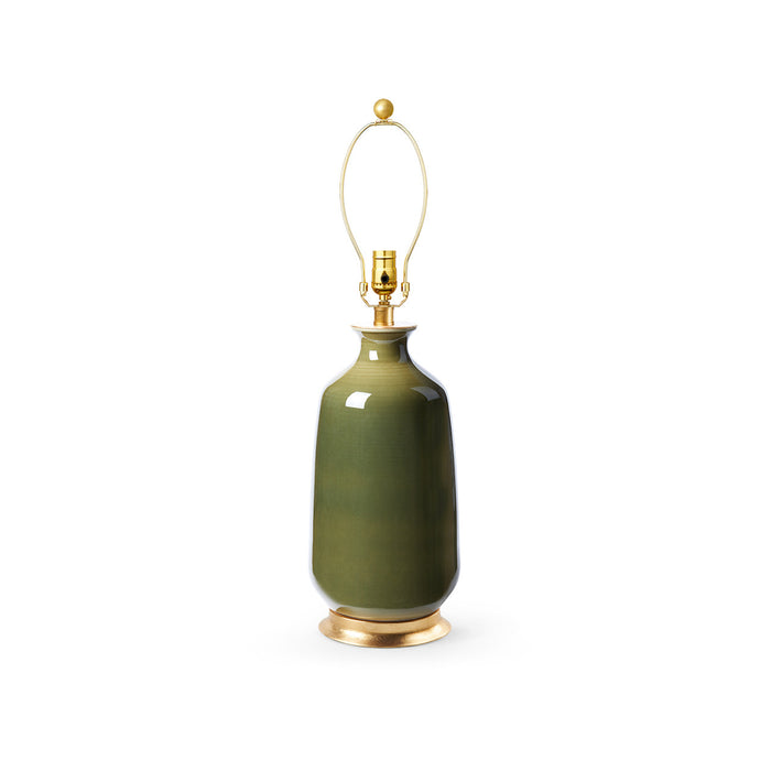 Villa & House Carolyn Lamp Without Shade, Olive Green