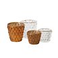 Design Shop Cristal Votive 3.5"x 3.25", Set of 6