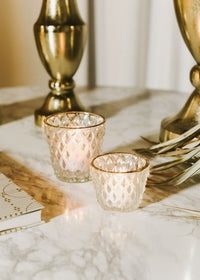 Design Shop Cristal Votive 3.5"x 3.25", Set of 6