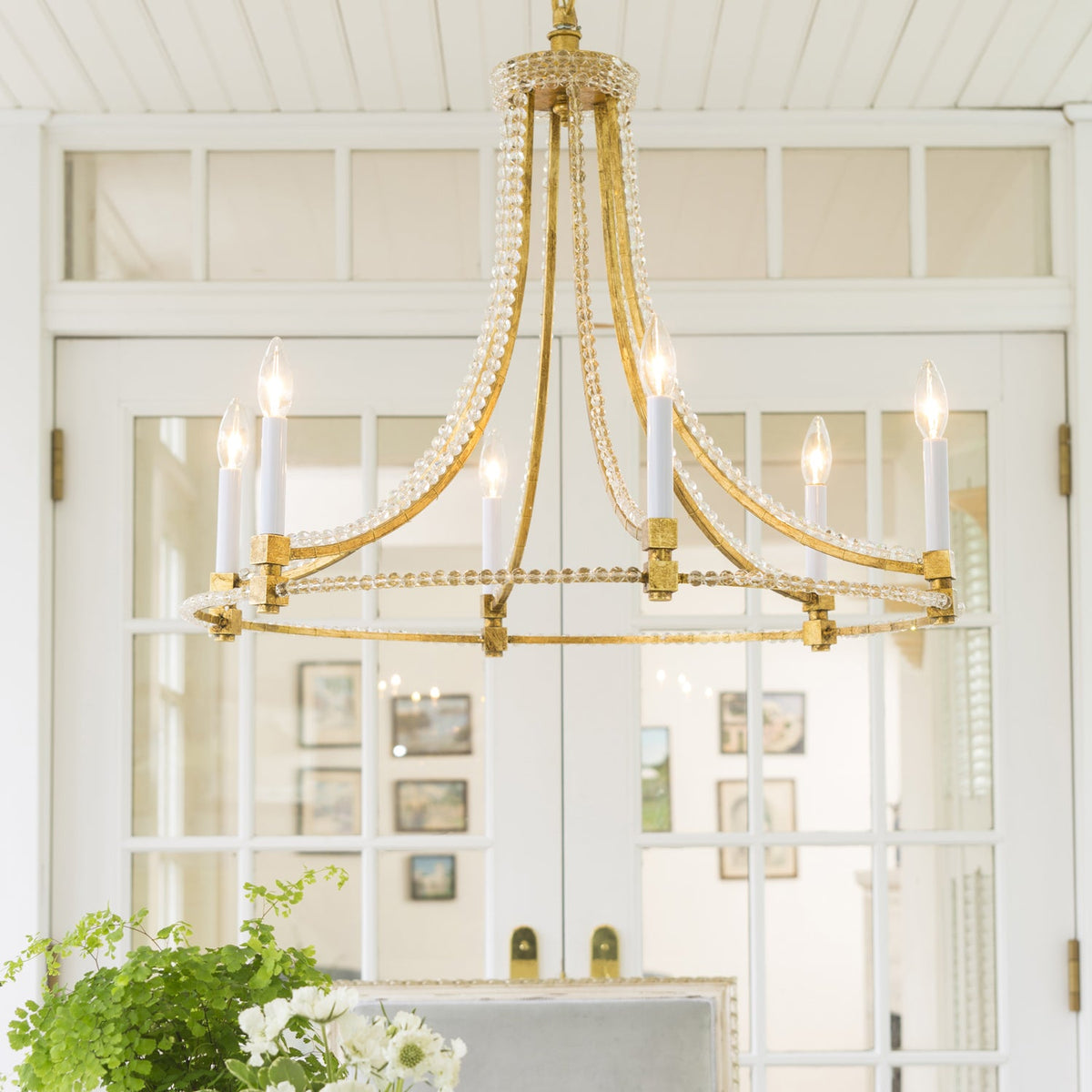 BARCELONA gold chandelier