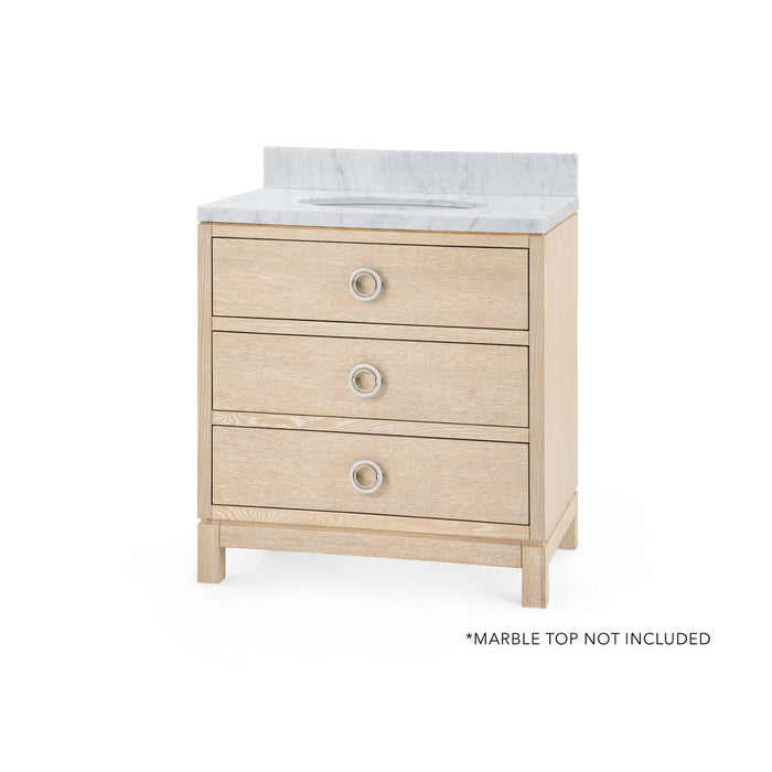 Villa & House Caspian 2-Drawer Cabinet - Base Only, Sand