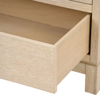Villa & House Caspian 2-Drawer Cabinet with 30" Marble Vanity Top, Sand