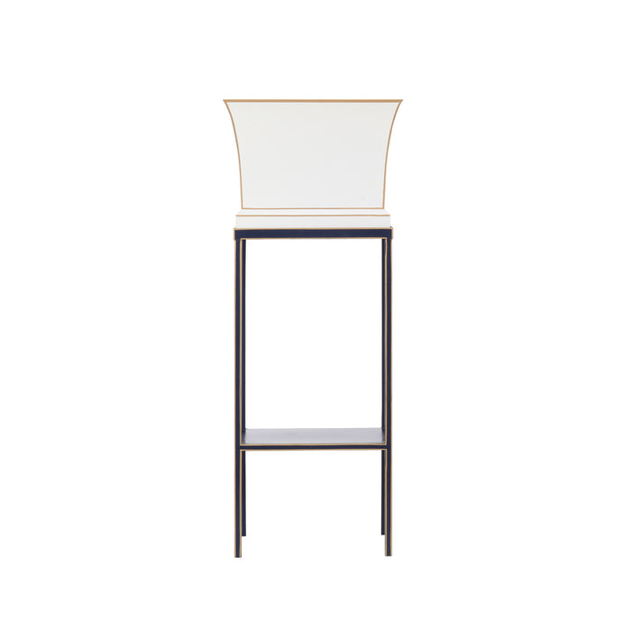 Chelsea House Morrow Tole Planter - Navy